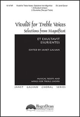 Vivaldi for Treble Voices Unison/Two-Part choral sheet music cover